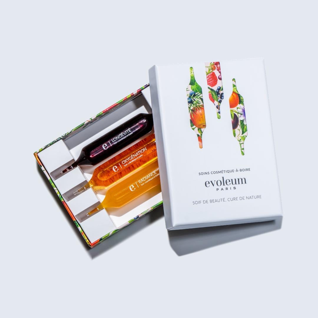 Détail de produits de la trousse de naturopathie Glam & Glow